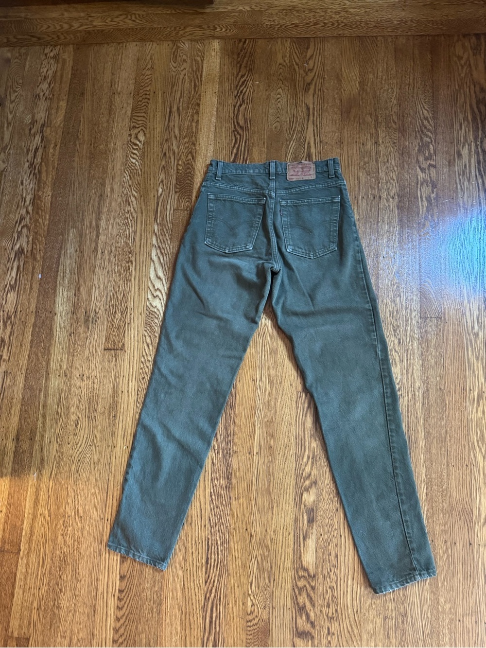 Vintage Levi’s 550 Jeans 30x32 Made In USA 1995 Olive Green Relaxed Tapered 90s